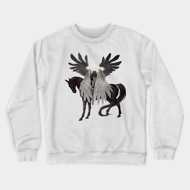 Death Dealer Crewneck Sweatshirt by RebeccaYanovskaya